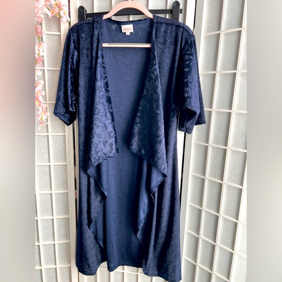 Navy long kimono shirley cover elegant collection - Picture 1 of 5